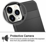 iPhone 12 / 12 Pro Slide Armor Hoesje Met Pashouder