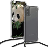 Galaxy S20 Crossbody Transparant TPU Hoesje met Koord