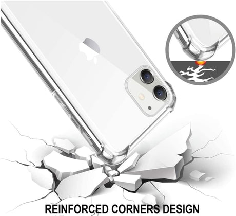 iPhone 12 Mini Transparant Soft TPU Air Cushion Hoesje