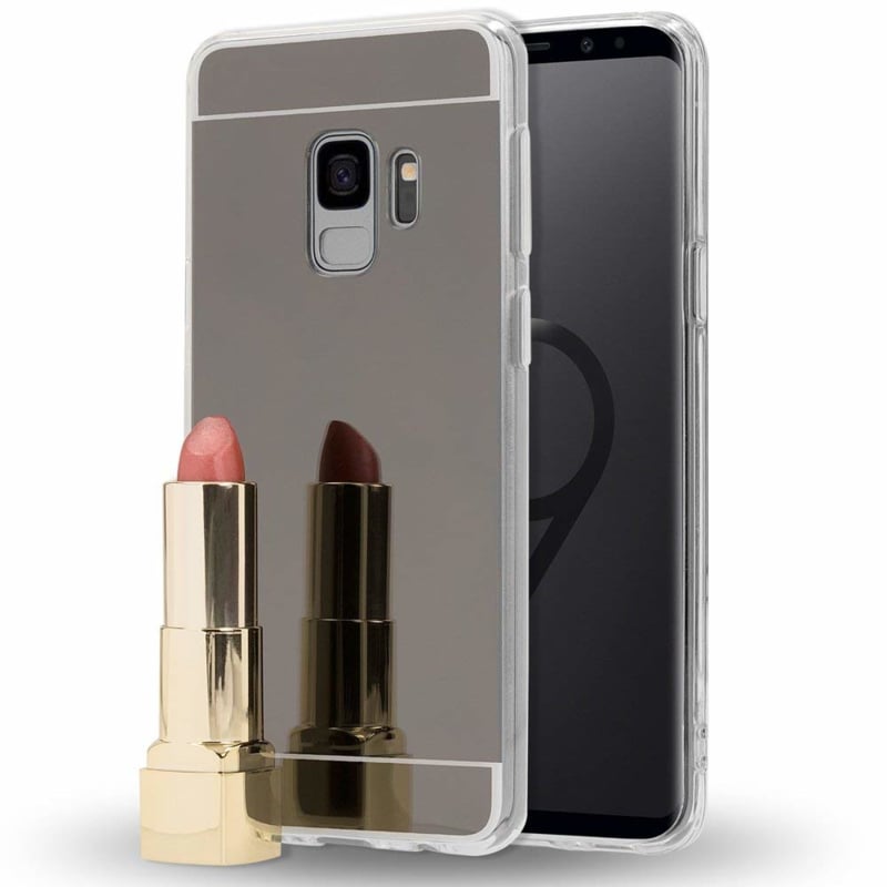 Galaxy S9 TPU Bling Spiegel Hoesje 4 Kleuren