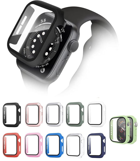Apple Watch 4/5/6/SE 40MM Hard PC + Tempered Glass Hoesje