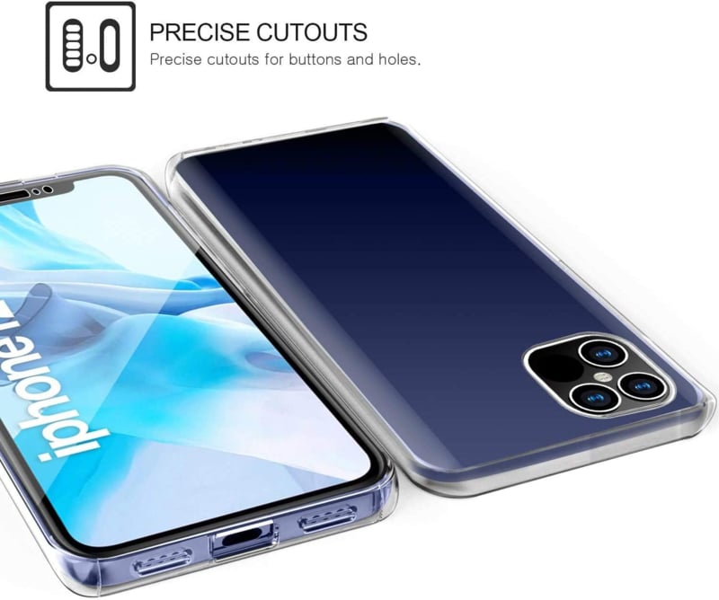 iPhone 13 360° Ultra Clear Hybrid PC + TPU Hoesje