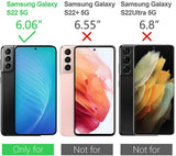 Galaxy S22 Transparant TPU Hoesje Met Pasjesvakje