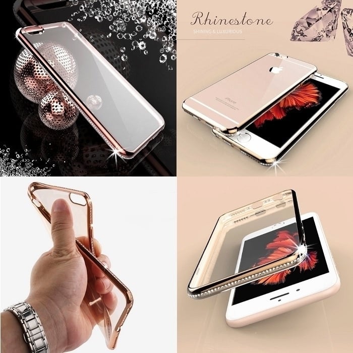 iPhone 6 Plus / 6S+ Bling Hoesje Met Bergkristallen Strass-Steentjes