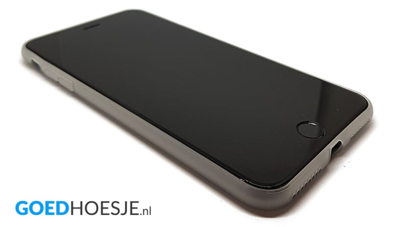 iPhone 7 Plus / 8 Plus Soft TPU Hoesje Marmer Zwart & Wit