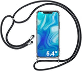 iPhone 15 Plus Crossbody Transparant TPU Hoesje met Koord