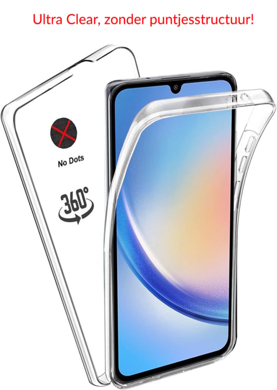Galaxy A34 5G 360° Ultra Clear Hybrid PC + TPU Hoesje