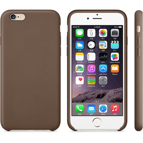 iPhone 7 / 8 / SE 2020-2022 Leren Back Cover Hoesje