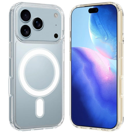 iPhone 17 Pro Transparant Hoesje met MagSafe - Hybrid TPU + PC