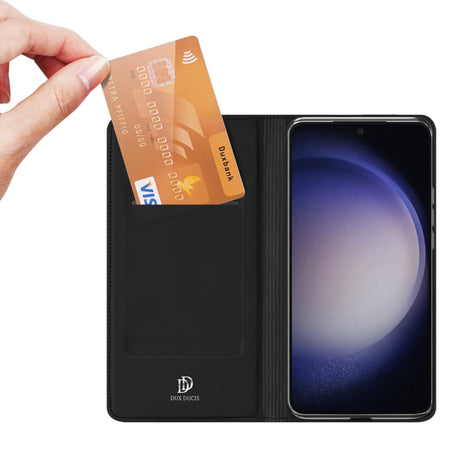 Galaxy S24 Plus Dux Ducis Skin Pro Flip Case Zwart