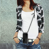 Galaxy S10E Crossbody Transparant TPU Hoesje met Koord