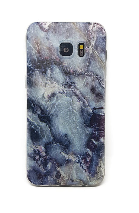 Galaxy S7 Edge Soft TPU Hoesje Marmer Design Dark & Wild