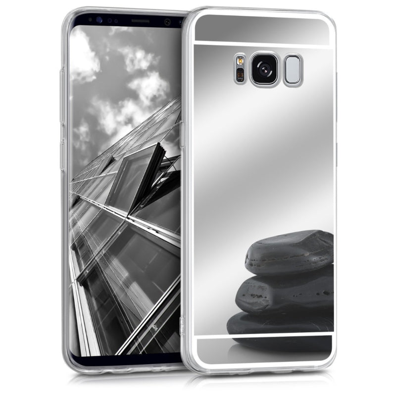 Galaxy S8 TPU Bling Spiegel Hoesje 4 Kleuren