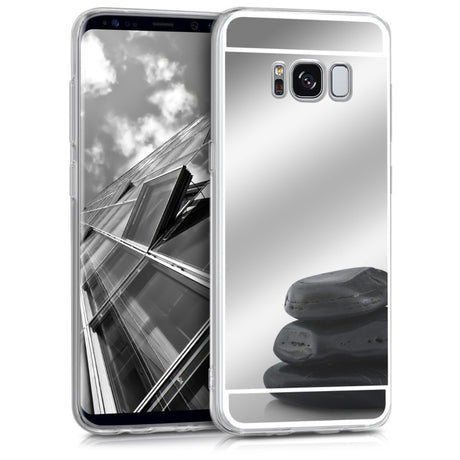 Galaxy S8 TPU Bling Spiegel Hoesje 4 Kleuren