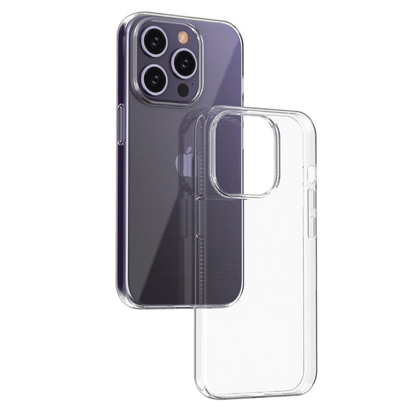 iPhone 15 Pro Premium Soft TPU Hoesje Transparant
