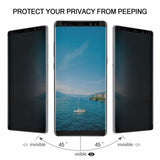 Galaxy Note 9 Privacy Case Friendly Tempered Glass Screen Protector