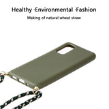 Galaxy S21 FE Crossbody TPU Hoesje met Koord Groen