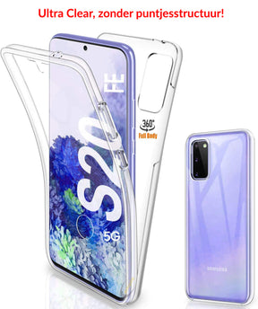 Galaxy S20 FE 360° Ultra Clear Hybrid PC + TPU Hoesje