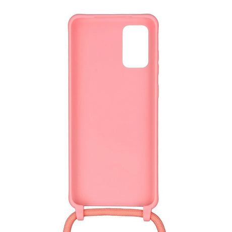 Galaxy Note 10 Plus Crossbody TPU Hoesje met Koord Roze