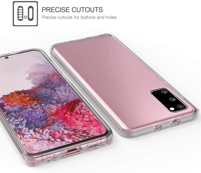 Galaxy S20 360° Ultra Clear Hybrid PC + TPU Hoesje