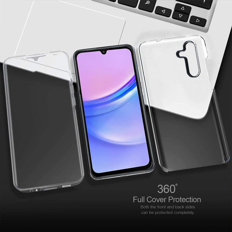 Galaxy A15 4G/5G 360° Ultra Clear Hybrid PC + TPU Hoesje