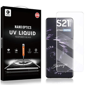 Galaxy S21 Ultra Premium UV Liquid Glue 3D Tempered Glass Protector