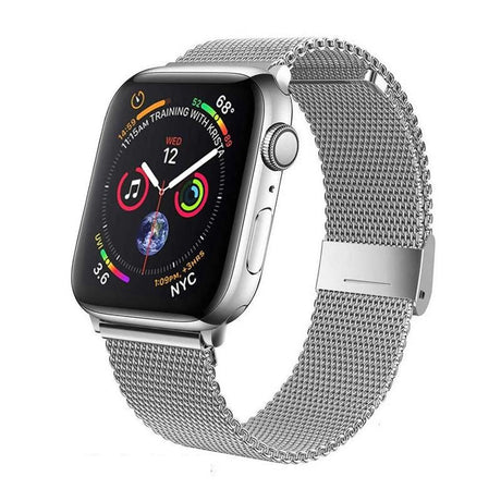Apple Watch Milanese Bandje Zilver 42/41/40/38mm