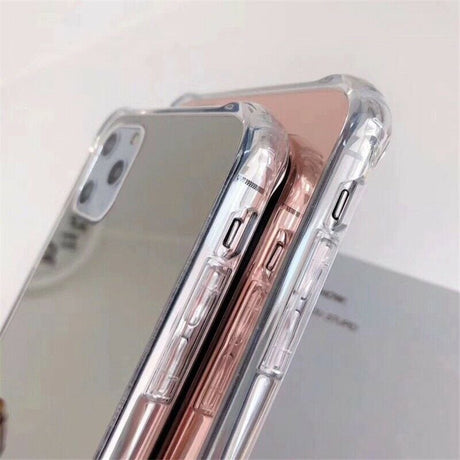 iPhone 11 Pro Max TPU Air Cushion Spiegel Hoesje 4 Kleuren