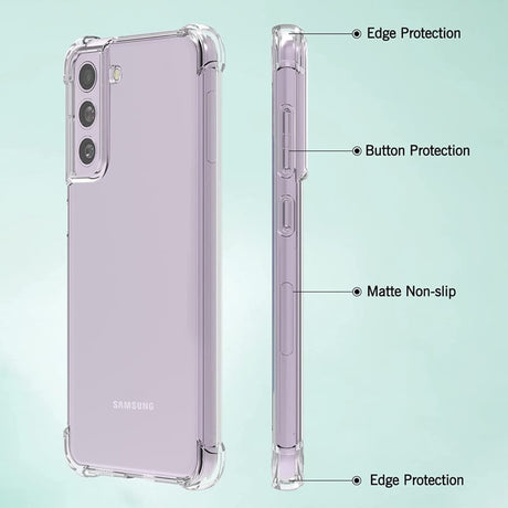 Galaxy S21 FE Transparant Soft TPU Air Cushion Hoesje