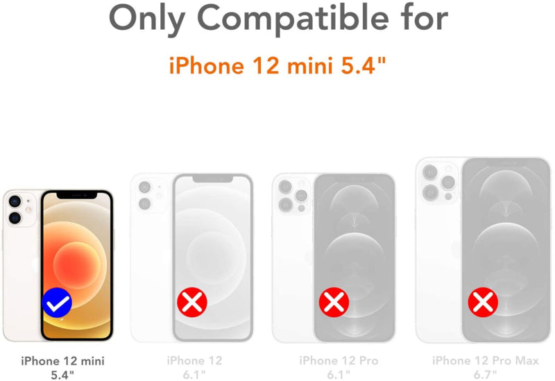 iPhone 12 Mini Transparant TPU Hoesje Met Card Slot - Pasjesvakje