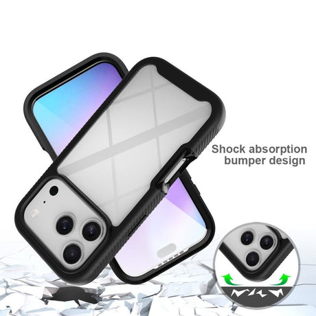 iPhone 17 Pro Max 360° Full Protect Hoesje met Screenprotector Zwart