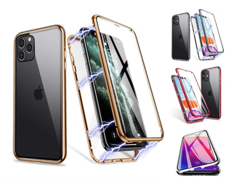 iPhone 16 Pro Max 360° Magnetisch Hoesje Dubbelzijdig Glas