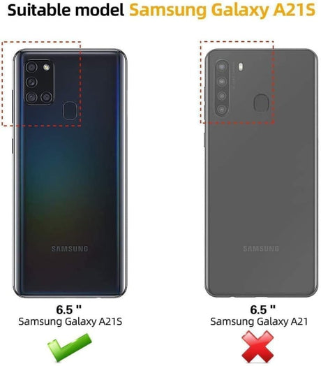 Galaxy A21s 360° Ultra Clear Hybrid PC + TPU Hoesje