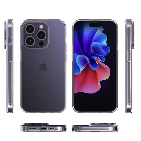 iPhone 15 Pro Premium Soft TPU Hoesje Transparant