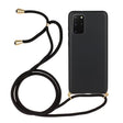 Galaxy S20 Plus Crossbody TPU Hoesje met Koord Zwart