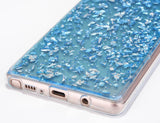 Galaxy Note 8 TPU Bling Glitterhoesje Blad - Look