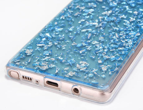 Galaxy Note 8 TPU Bling Glitterhoesje Blad - Look