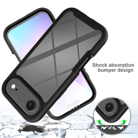 iPhone 17 Air 360° Full Protect Hoesje met Screenprotector Zwart