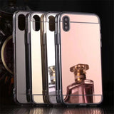 iPhone Xr TPU Bling Spiegel Hoesje 4 Kleuren