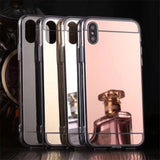 iPhone Xs Max TPU Bling Spiegel Hoesje 4 Kleuren