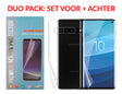 SET 2 STUKS Galaxy S10 Premium 3D Folie Screen + Back Protector