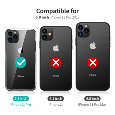 iPhone 11 Pro 360° Ultra Clear Hybrid PC + TPU Hoesje