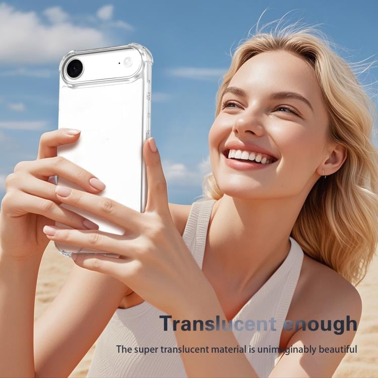 iPhone 17 Air Transparant Soft TPU Air Cushion Hoesje