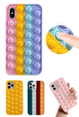 iPhone X / Xs Pop It Fidget Toy Hoesje Soft TPU