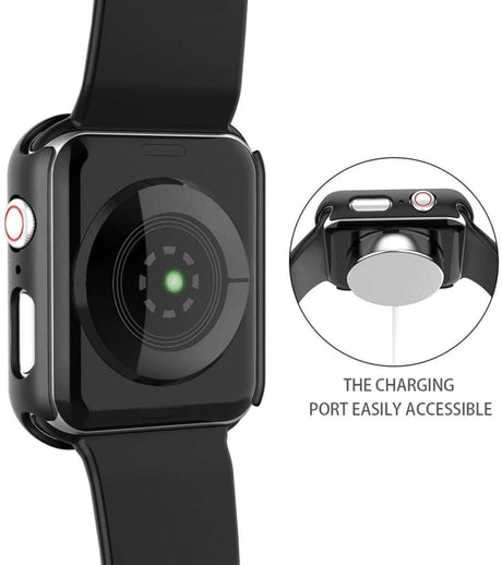 Apple Watch Series 10/11 42MM Hard PC + Tempered Glass Hoesje