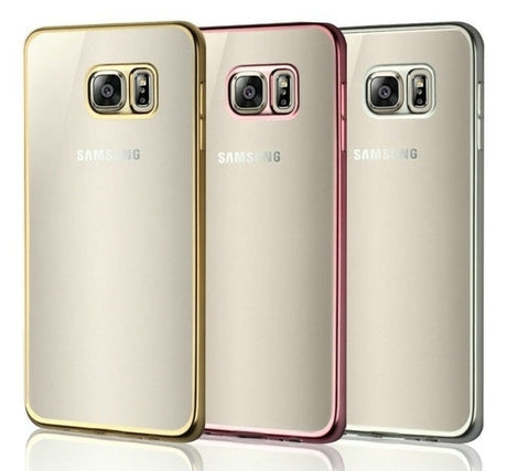 Galaxy S6 Soft TPU Hoesje Met Coating Goud / Zilver / Grijs