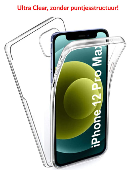 iPhone 12 Pro Max 360° Ultra Clear Hybrid PC + TPU Hoesje