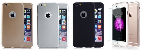 iPhone 5 / 5S / SE 360° Full Cover Case Hoesje incl. Tempered Glass