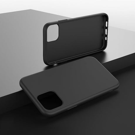iPhone 15 Pro Soft TPU Case Hoesje Matte Zwart