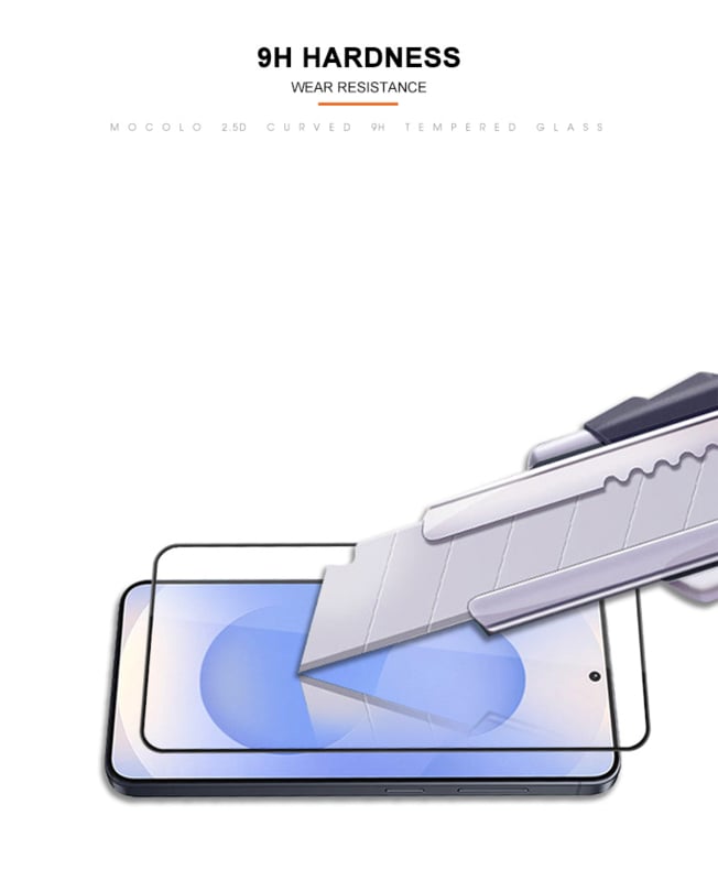 Galaxy S25 Premium Full Cover Tempered Glass Protector
